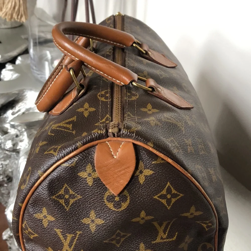 ❌SOLD❌⭐️RARE ⭐️Louis Vuitton Speedy 35 - French Company USA ✨ COLLECTIBLE - Picture 12 of 16